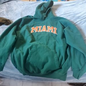 University of Miami  Hoodie  Sweatshirt 2xl